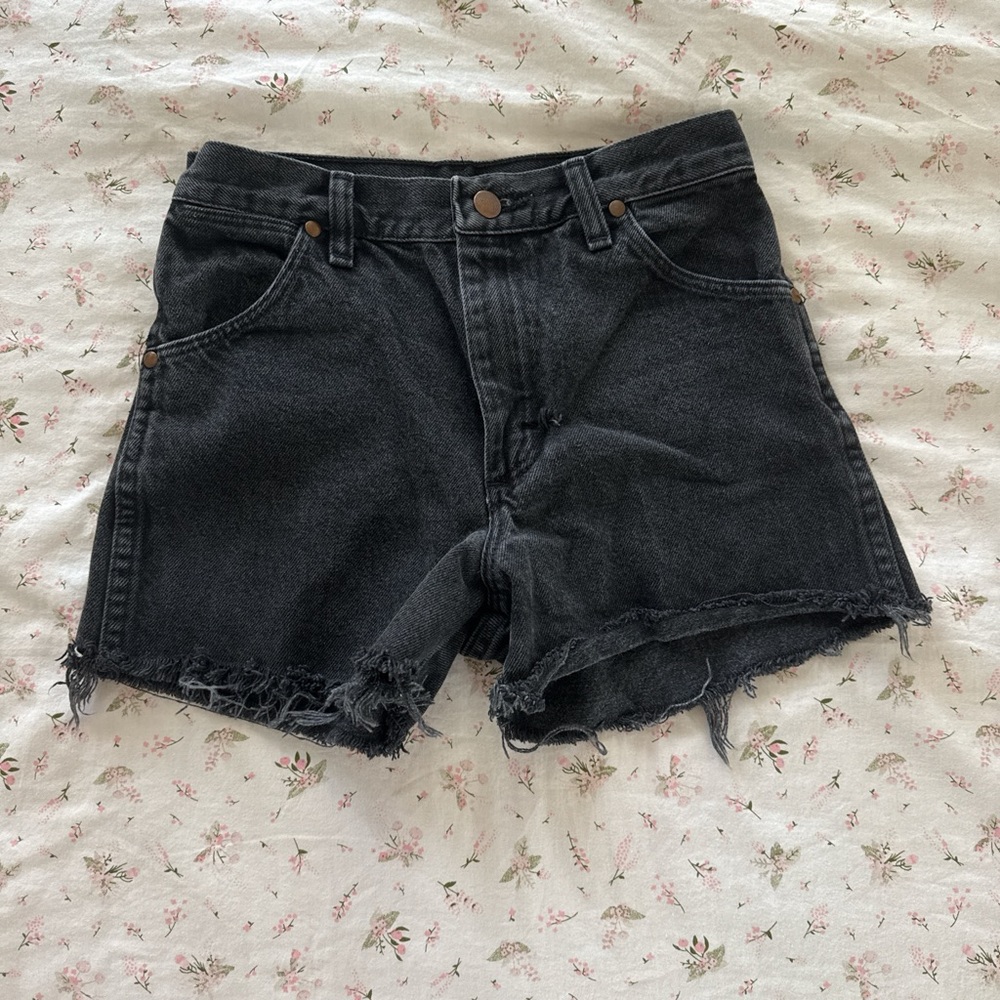 Wrangler Black Jean Shorts